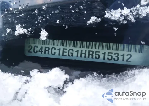 2017 Chrysler Pacifica Touring-L Plus z USA, uszkodzony, nr VIN 2C4RC1EG1HR515312